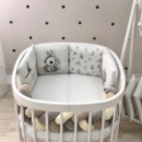 lenjerie pentru patut oval